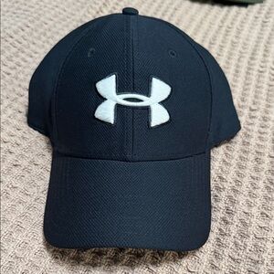 Under Armour Black and White Logo Cap